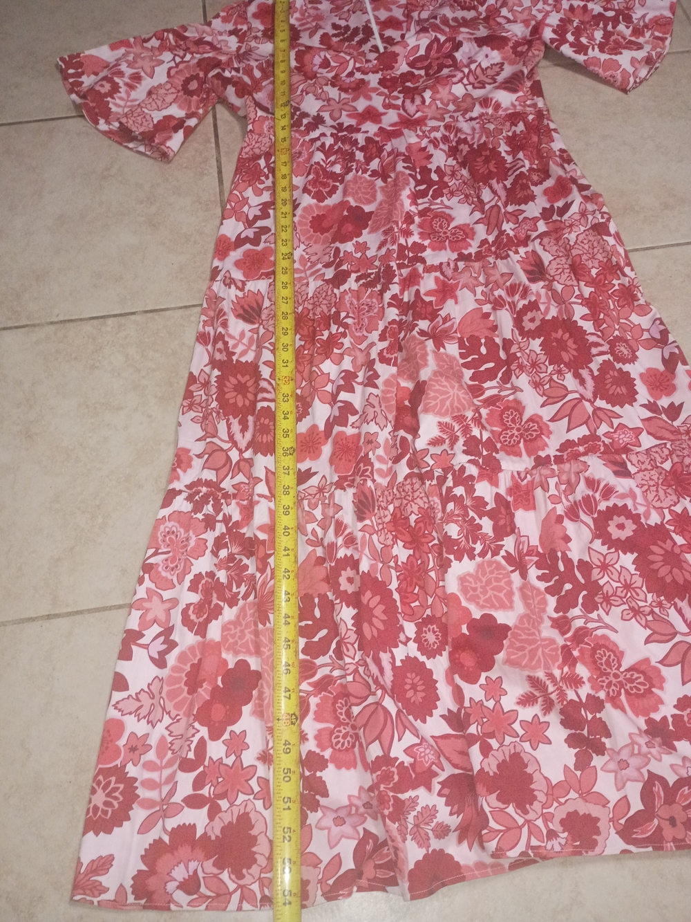 Tuckernuck Red and Pink Floral Maxi Dress - Picture 9 of 11